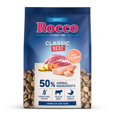 Rocco Classic cielęcina, wołowina, łosoś adult 1 kg