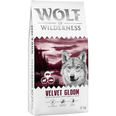 Wolf of Wilderness Classic indyk, pstrąg 12 kg × 2