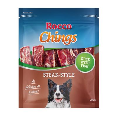 Rocco Chings Steak Style kaczka, ryba 200 g