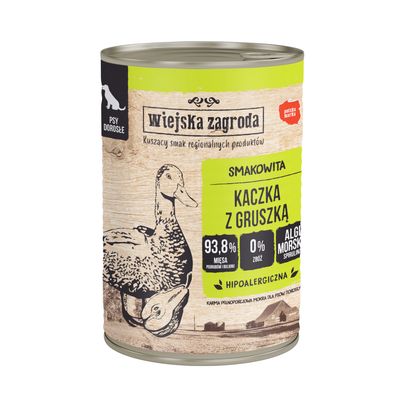Wiejska Zagroda kaczka z gruszką 400 g × 12