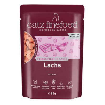 Catz Finefood Feines Filet łosoś w sosie 85 g × 16