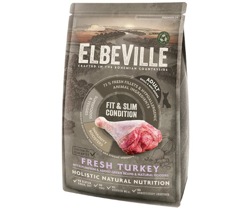 Elbeville Fit&Slim indyk adult małe rasy 1,4 kg