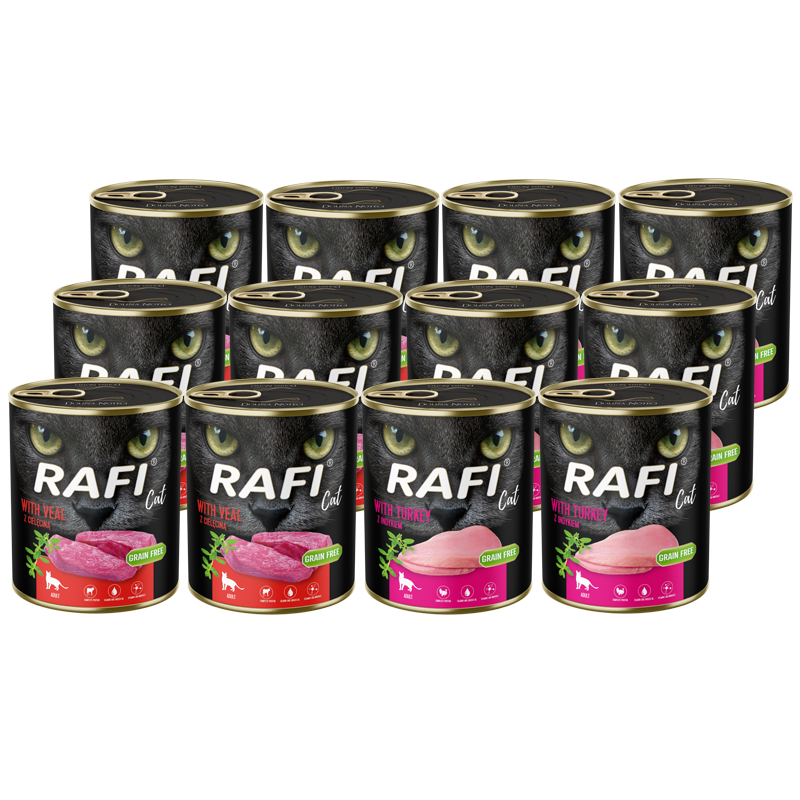 Rafi Cat mix smaków adult 800 g × 12