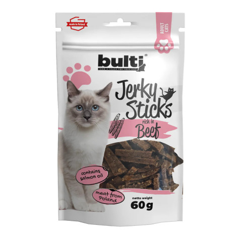 Bult Jerky Sticks wołowina adult 60 g