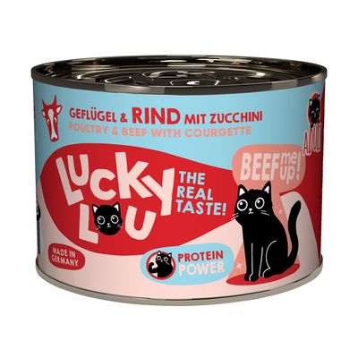 Lucky Lou Lifestage drób, wołowina adult 200 g × 6