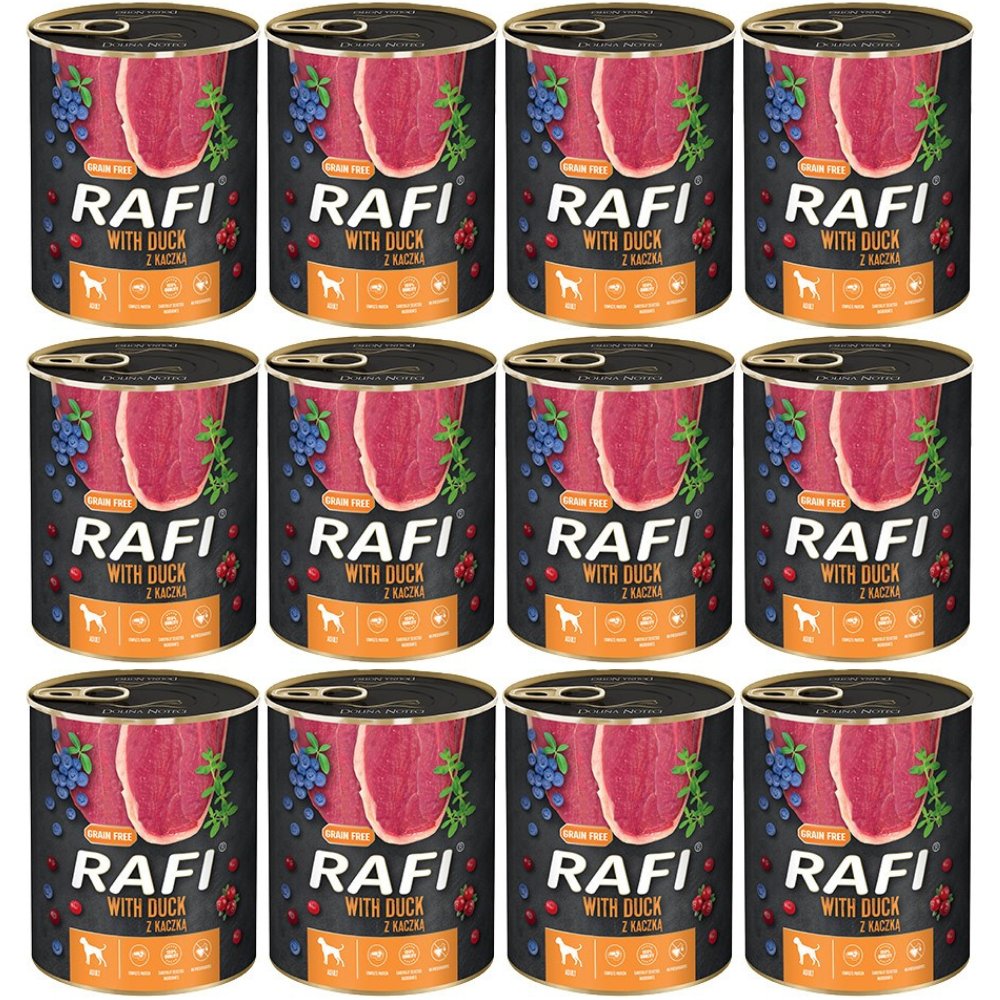 Dolina Noteci Rafi kaczka, borówka, żurawina adult 800 g × 12
