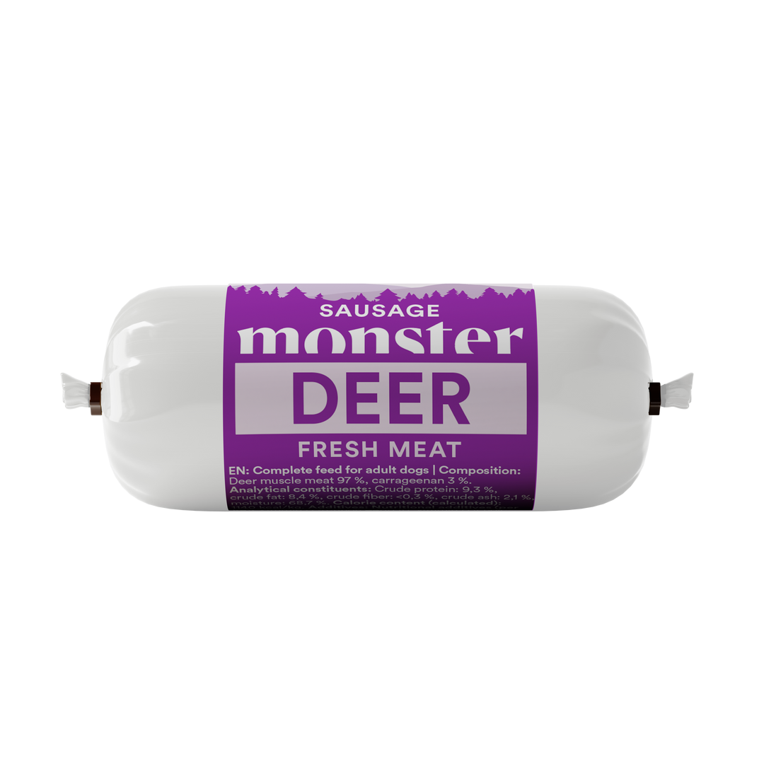 Monster Dog Sausage jeleń 80 g