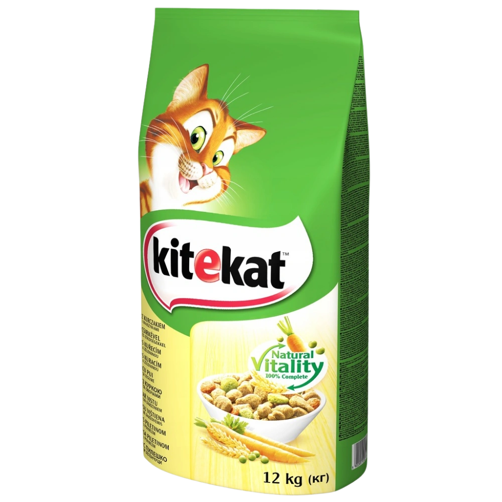 Kitekat Natural Vitality kurczak adult 12 kg
