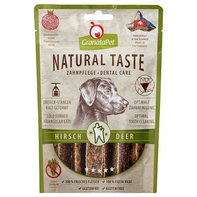 GranataPet Natural Taste Dentrix jeleń 70 g × 3
