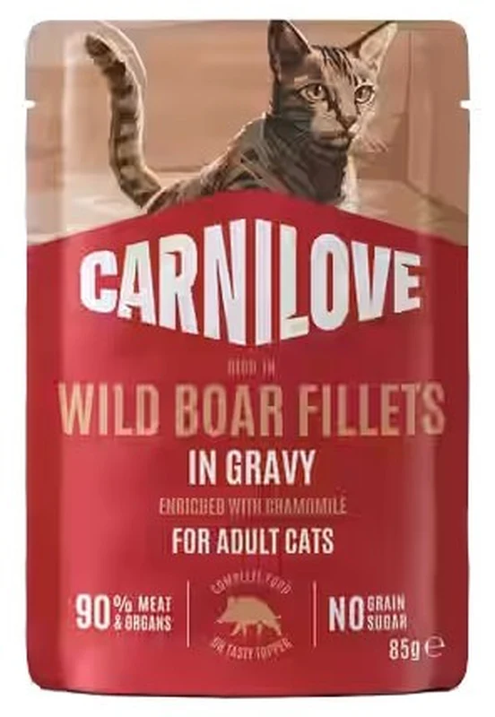 Carnilove dziczyzna z rumiankiem w sosie adult 85 g