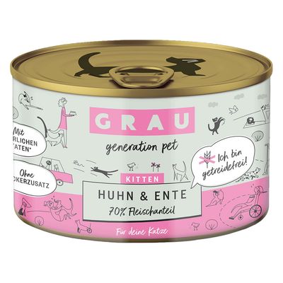 GRAU Kitten mix smaków kitten 200 g × 12