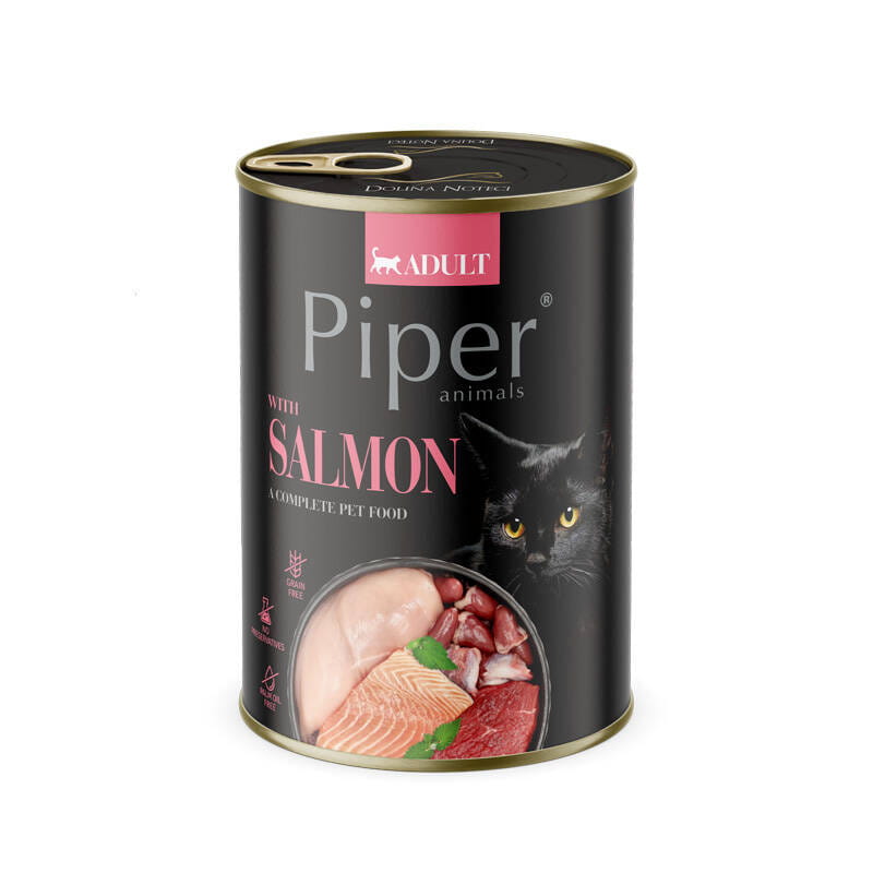 Piper Animals łosoś w sosie adult 400 g