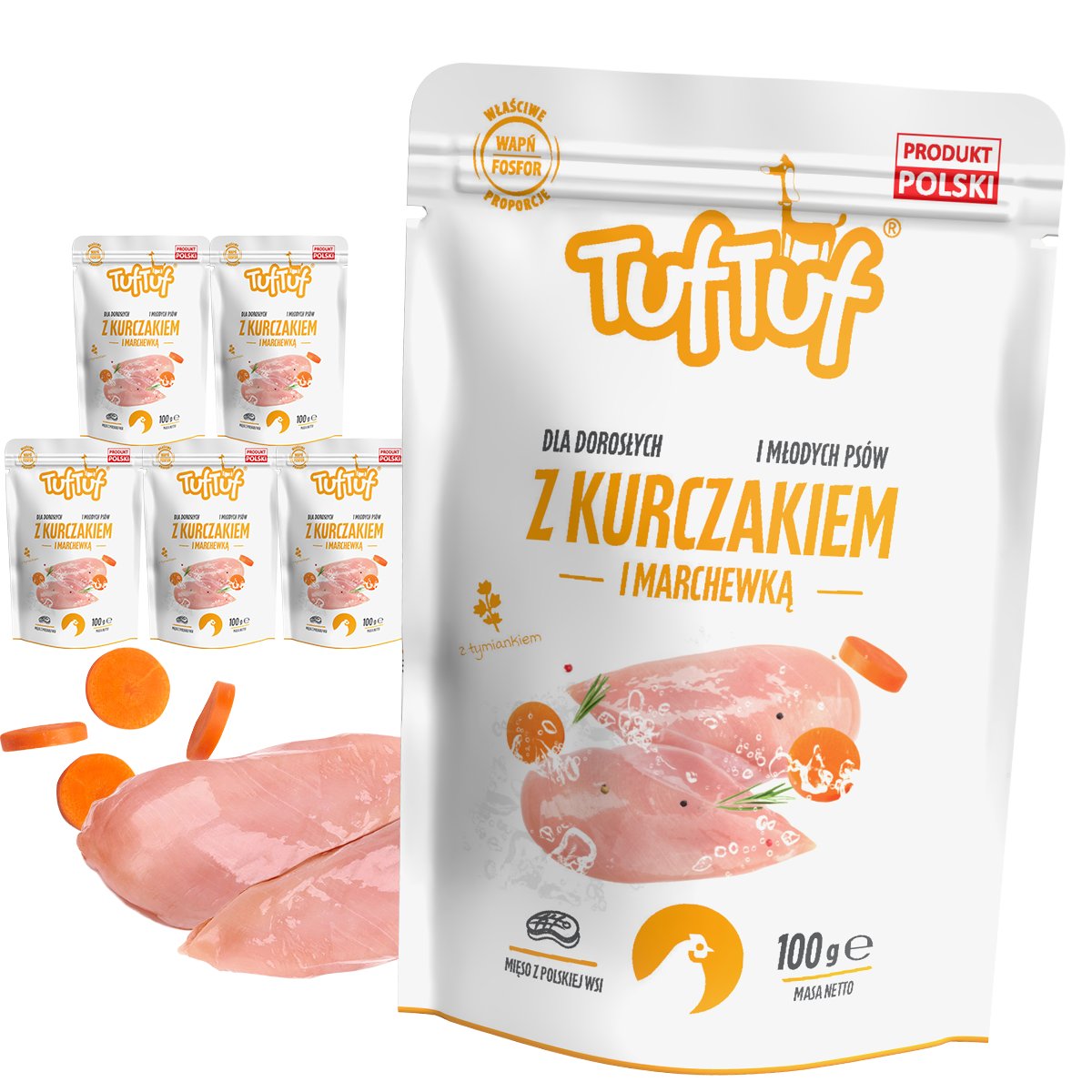 Tuf Tuf kurczak 100 g × 6