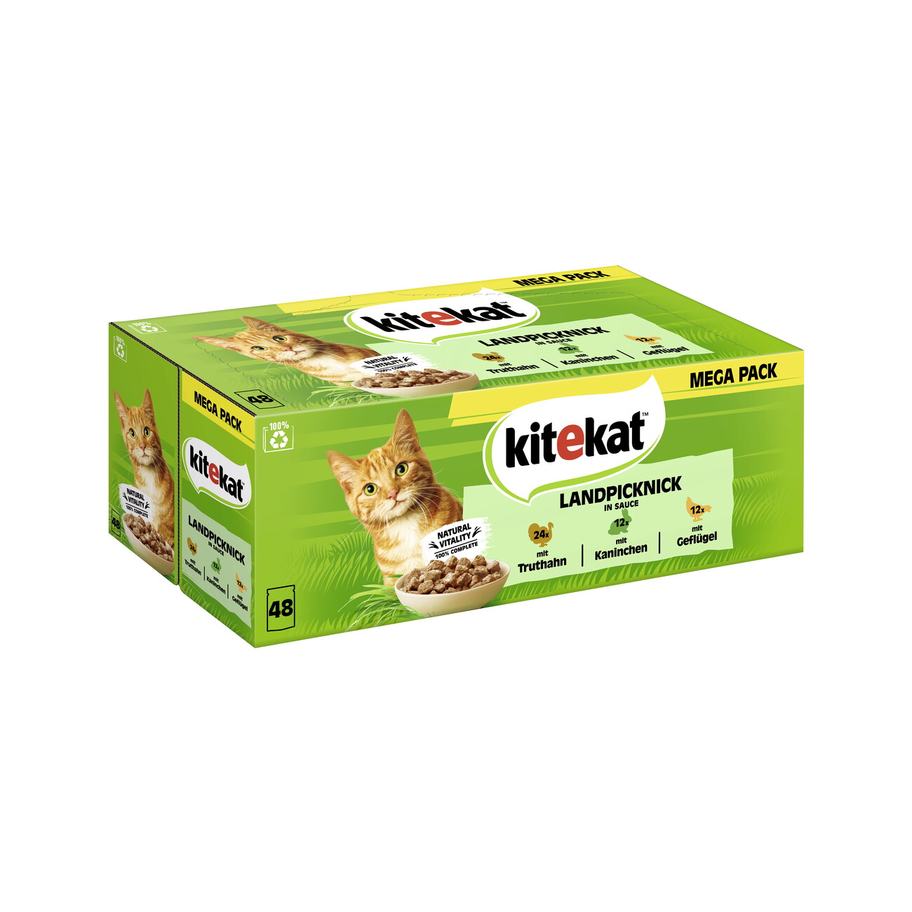 Kitekat mix smaków w sosie 85 g × 48