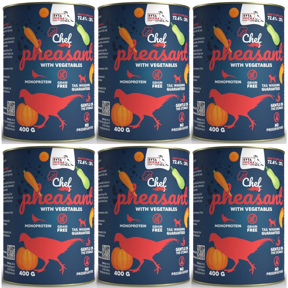 Syta Micha bażant 400 g × 6