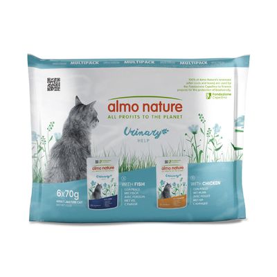 Almo Nature Functional Urinary mix smaków adult 70 g × 6