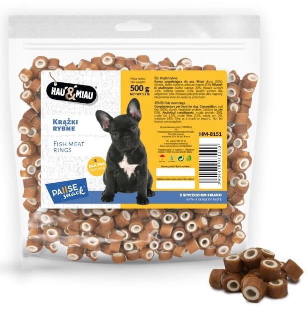 Hau&Miau Pausesnack ryba 500 g