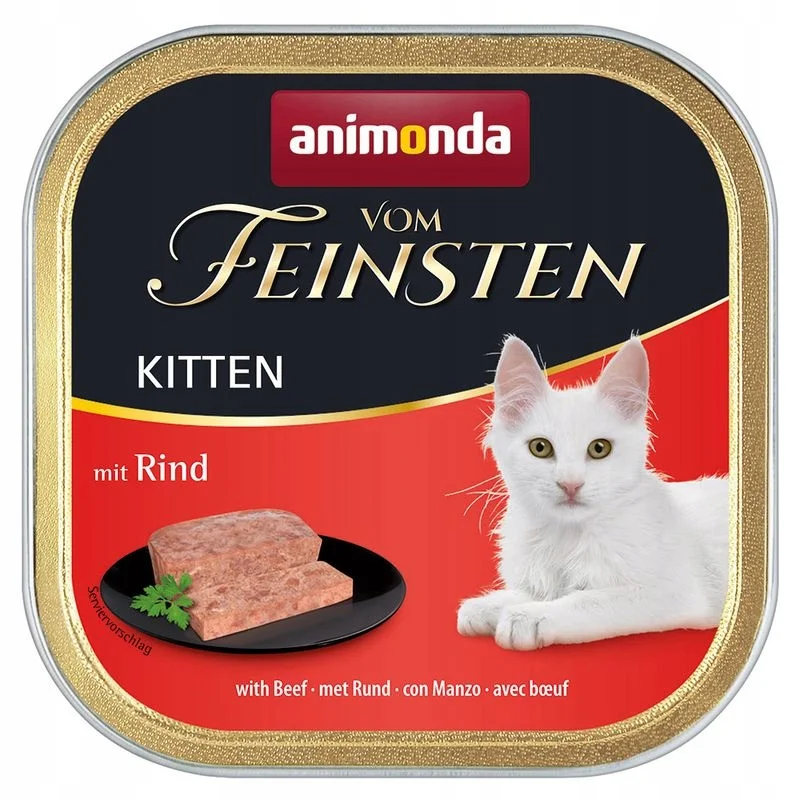 Animonda Vom Feinsten wołowina pasztet kitten 100 g