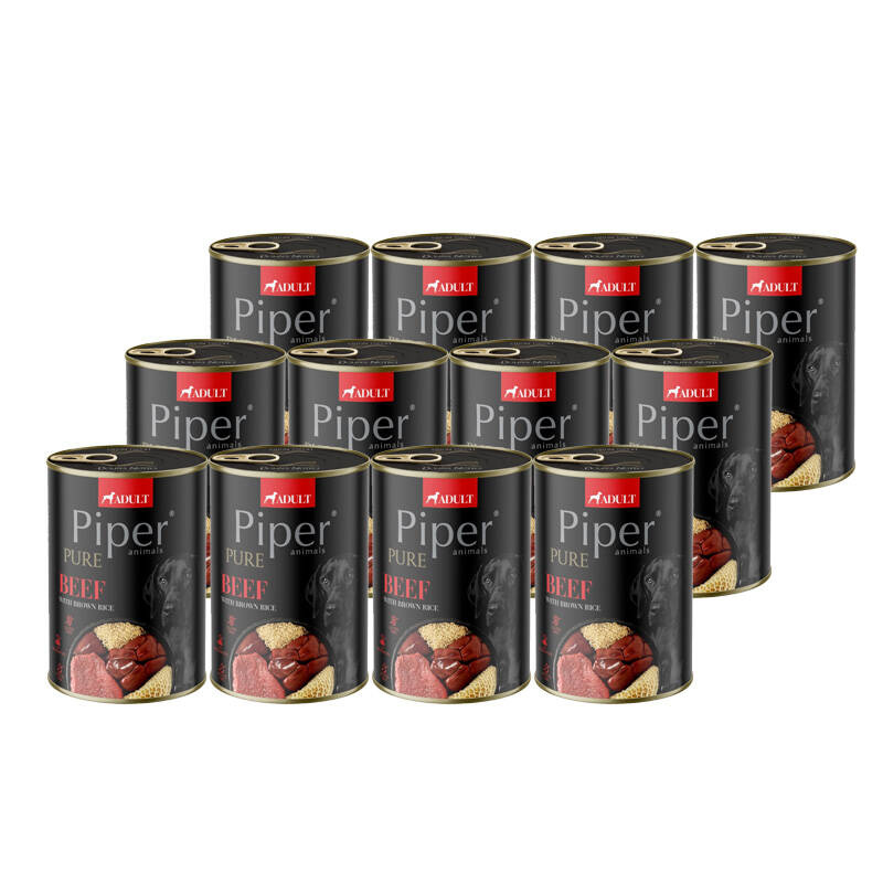 Piper Pure wołowina 400 g × 12