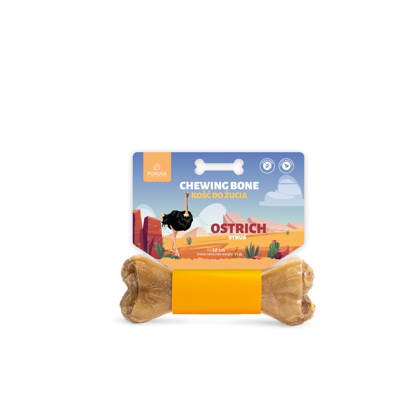 Pokusa Chewing Bone struś 115 g