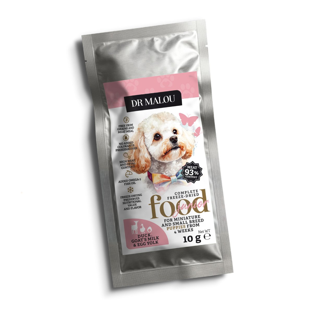 Dr Malou Puppies kaczka junior małe rasy 10 g
