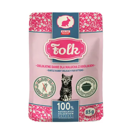 Folk Sensitive królik kitten 85 g