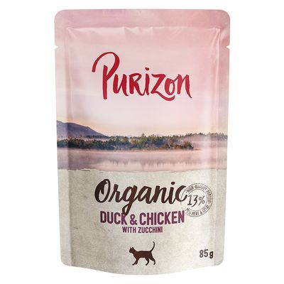Purizon Organic kaczka, kurczak z cukinią pasztet adult 85 g × 24