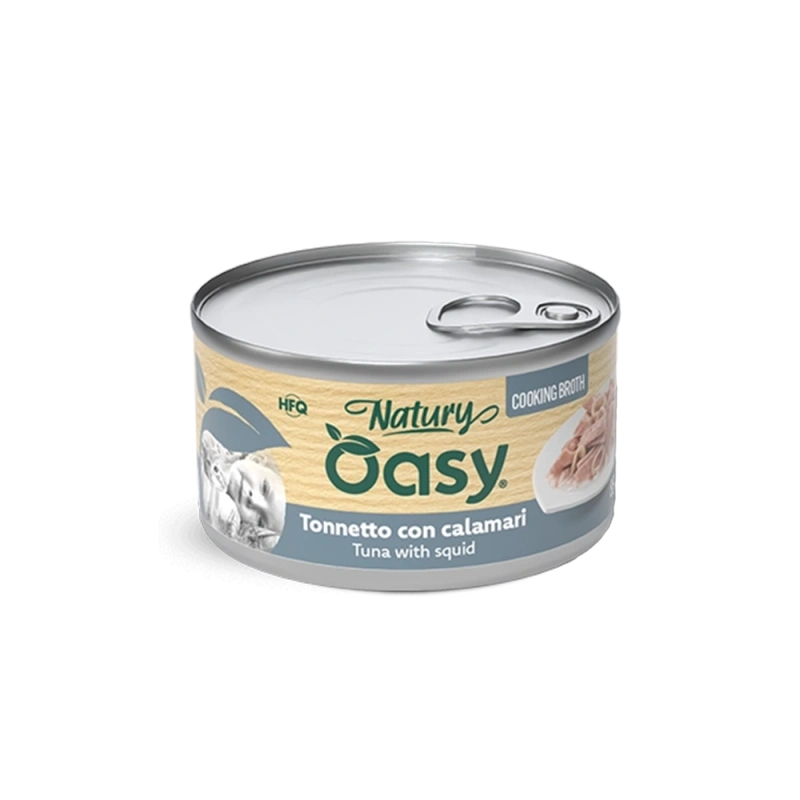 Oasy Natury kalmary, tuńczyk w bulionie adult 85 g