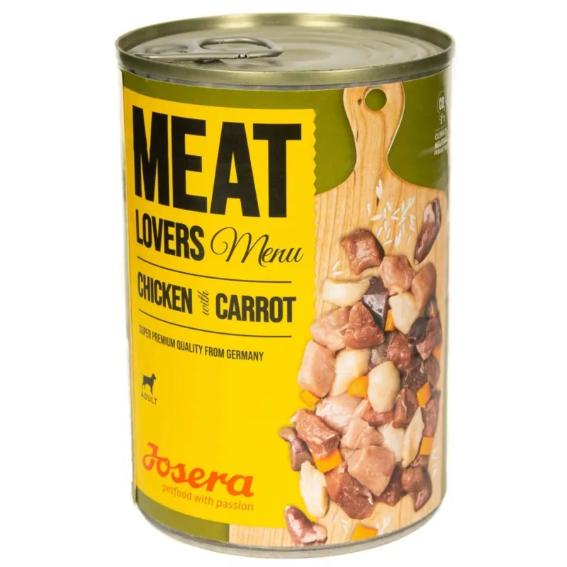 Josera Meat Lovers Menu kurczak z marchewką adult 400 g
