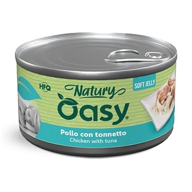 Oasy Natury Soft Jelly kurczak, tuńczyk 150 g