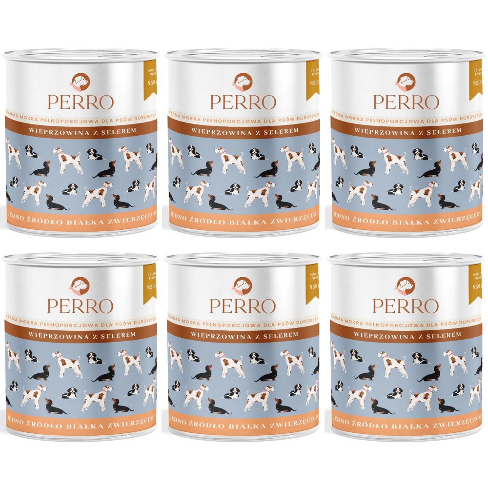 Perro wieprzowina adult 850 g × 6
