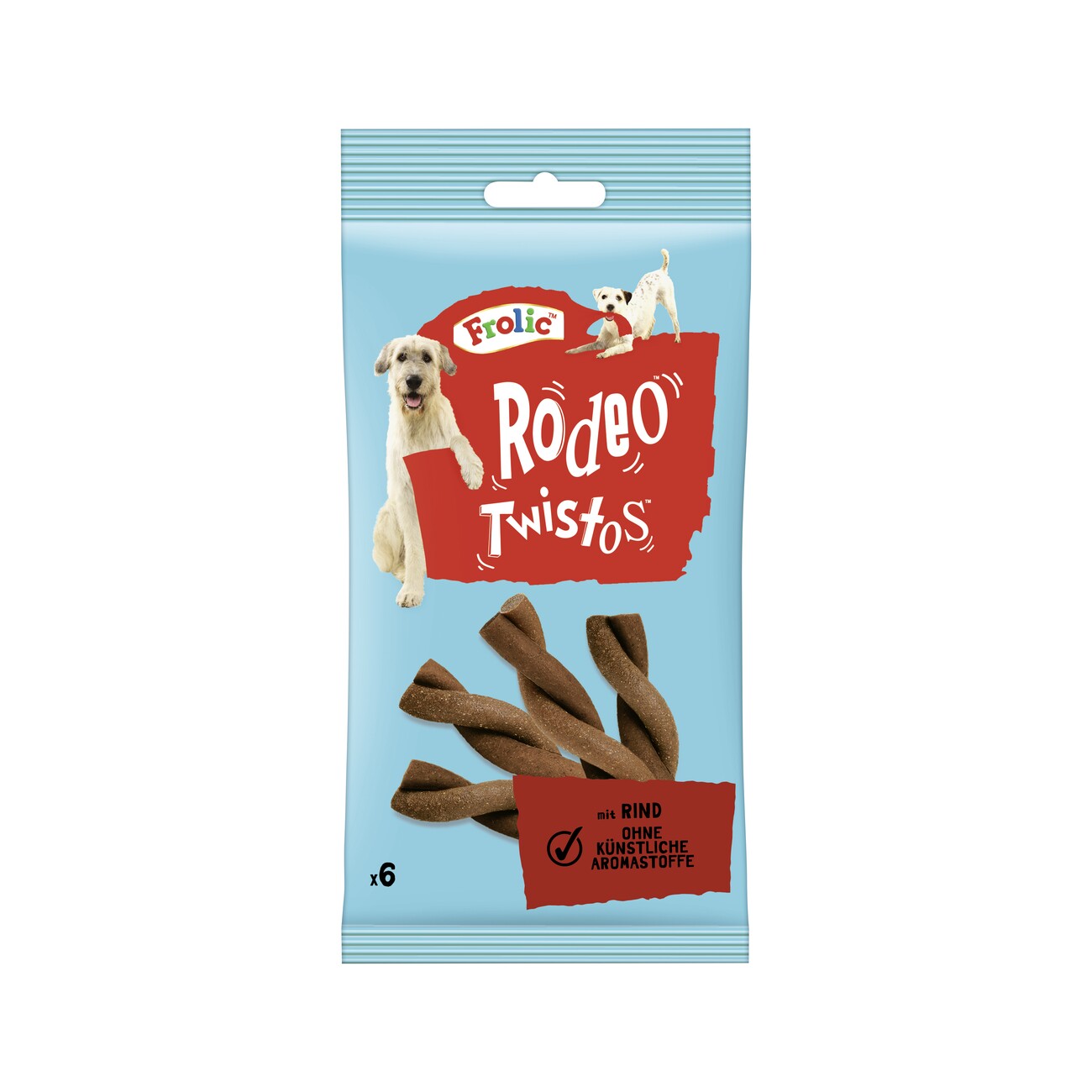 Frolic Rodeo Twistos cielęcina, wołowina 6 g × 18