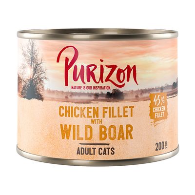 Purizon Original dziczyzna, kurczak kawałki adult 200 g × 12