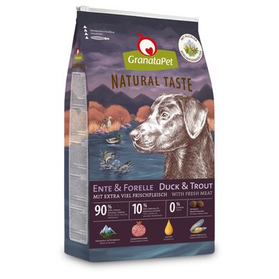 GranataPet Natural Taste kaczka, pstrąg 12 kg × 2