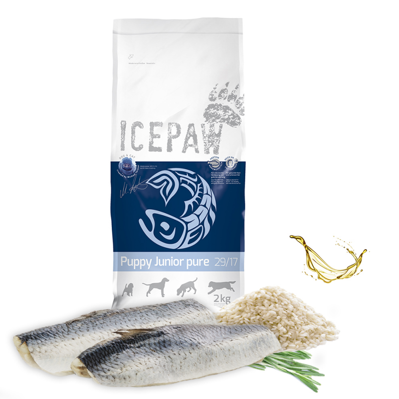 ICEPAW Puppy Junior śledź junior 2 kg