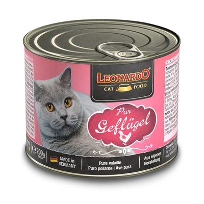 Leonardo All Meat Sensitive drób 200 g × 24