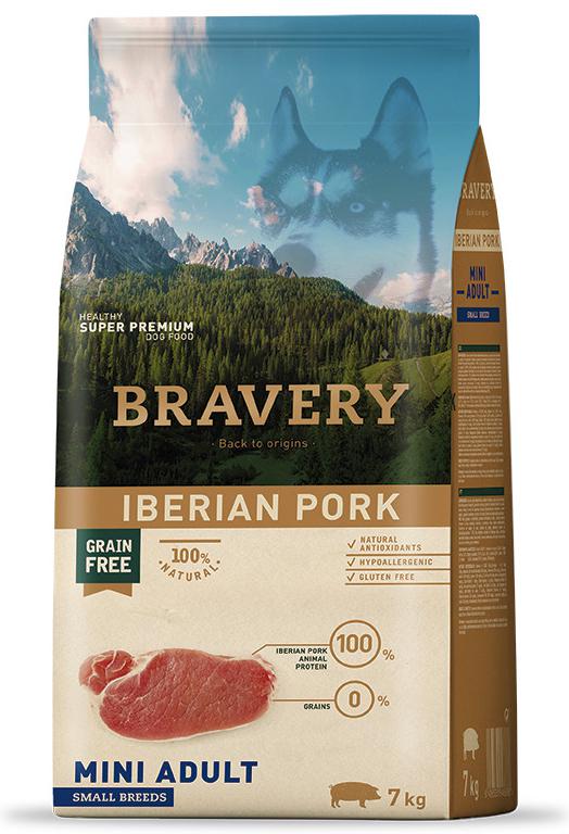 Bravery wieprzowina adult małe rasy 2 kg