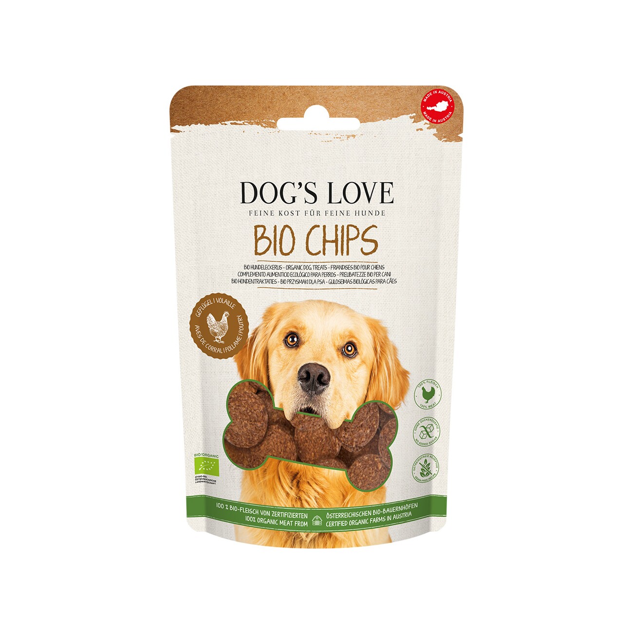Dog's Love Bio indyk, kurczak 150 g