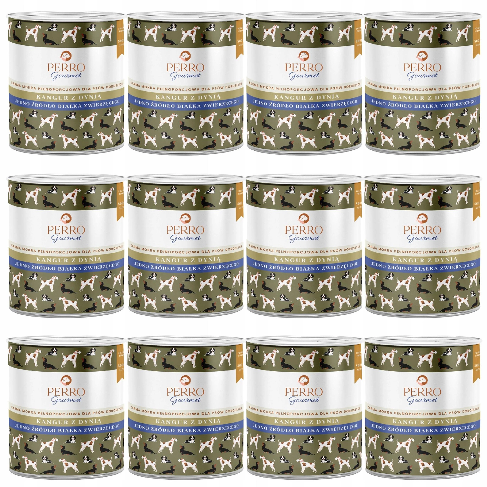 Perro Gourmet kangur adult 800 g × 12