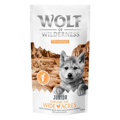 Wolf of Wilderness Training kurczak junior 100 g
