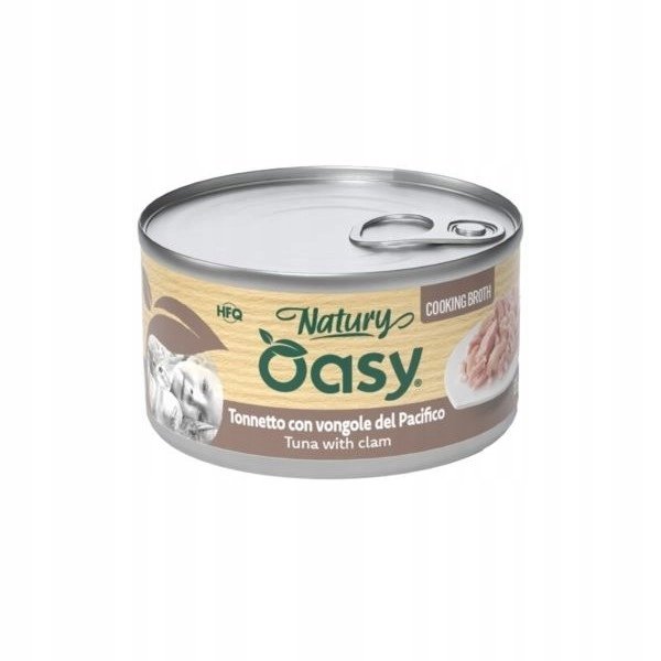Oasy Cooking Broth małże, tuńczyk w bulionie 85 g