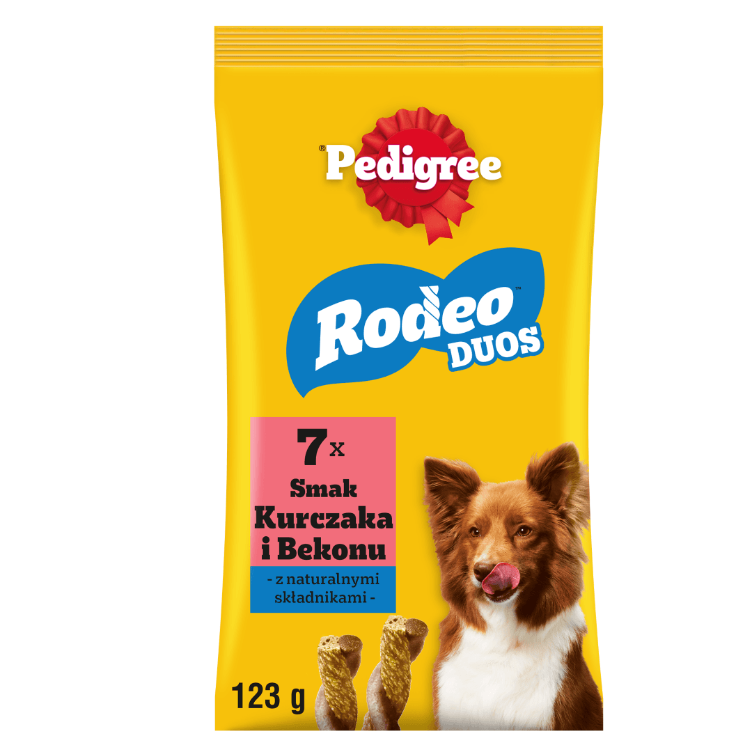 Pedigree Rodeo Duos bekon, kurczak 123 g