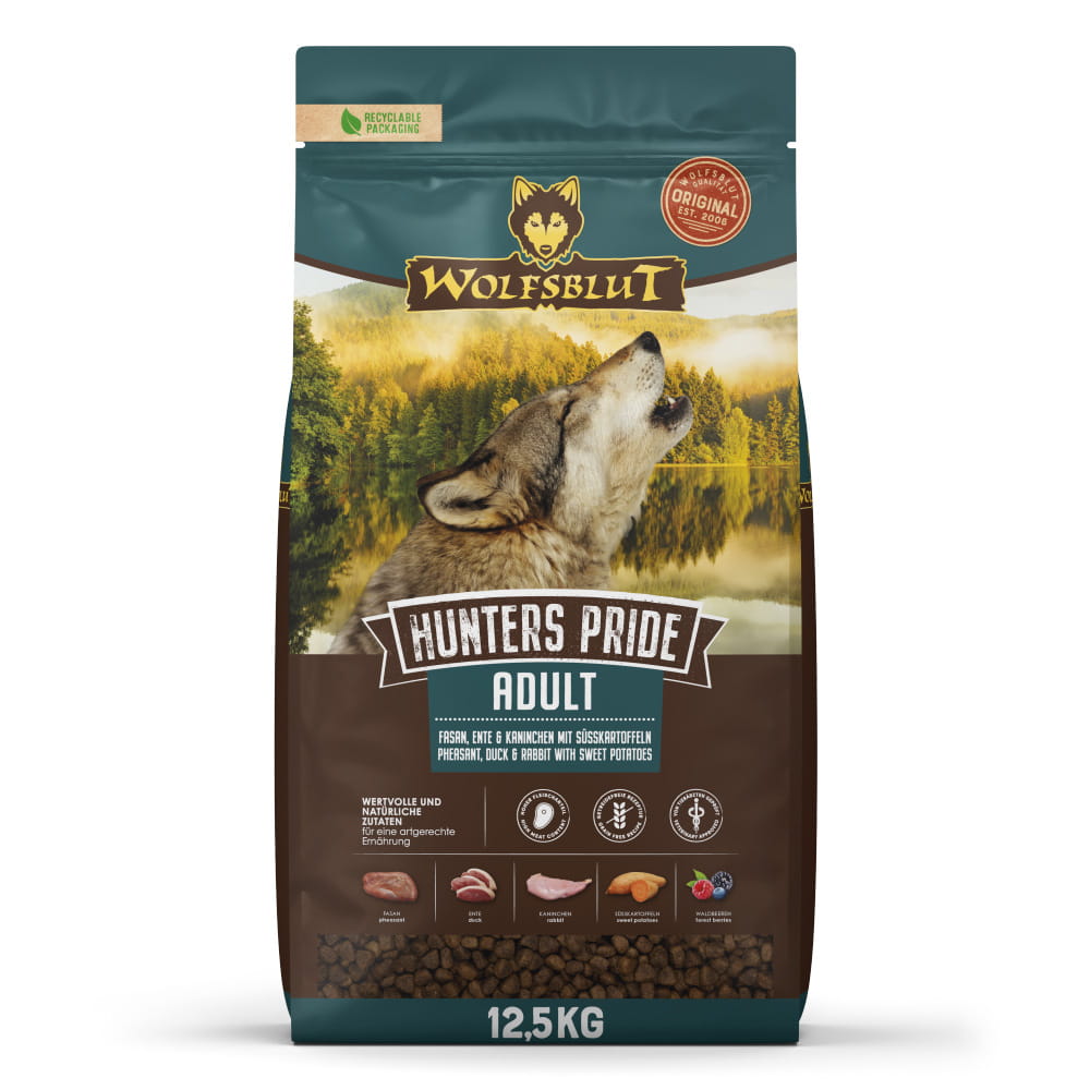 Wolfsblut Hunters Pride bażant, kaczka adult 12,5 kg