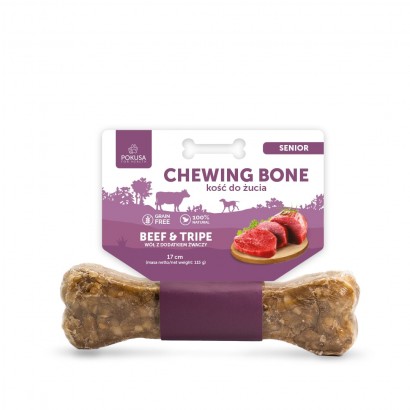 Pokusa Chewing Bone wołowina, żwacz senior