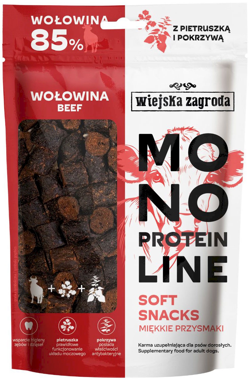 Wiejska Zagroda Monoprotein Soft Snacks wołowina 115 g