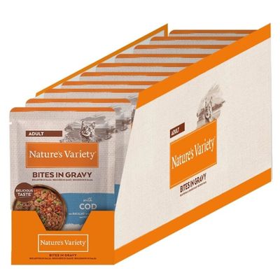Nature's Variety Bites dorsz w sosie adult 85 g × 22