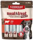 MeatLove Meat & Treat wołowina 40 g × 4