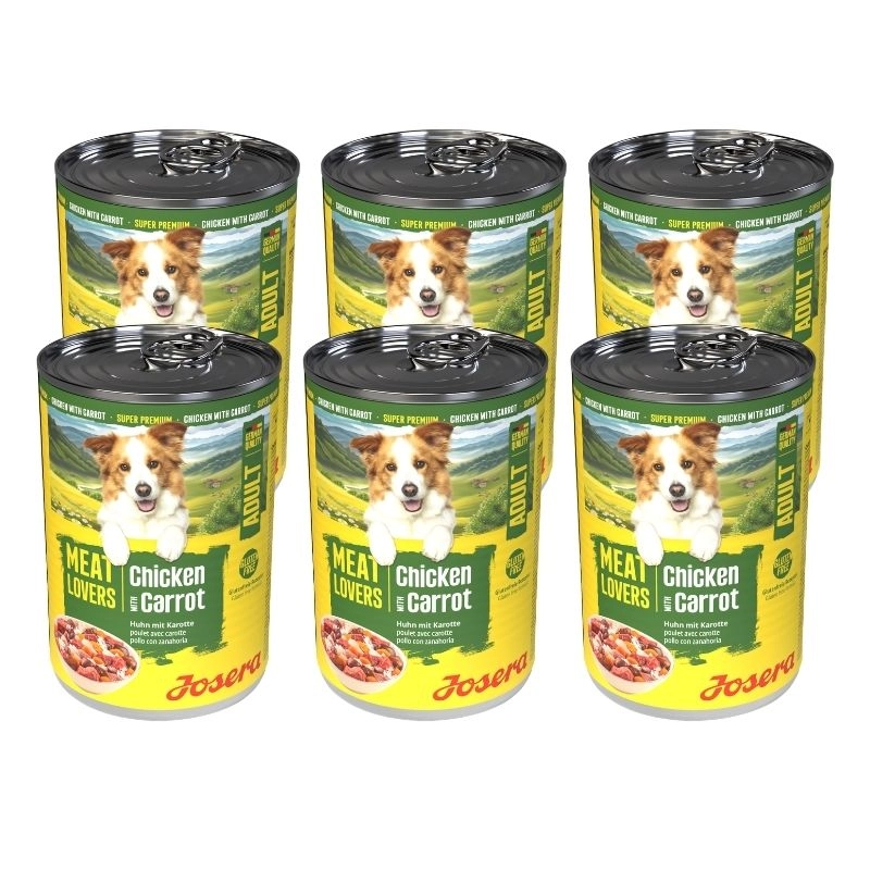 Josera Meat Lovers Menu kurczak adult 400 g × 6