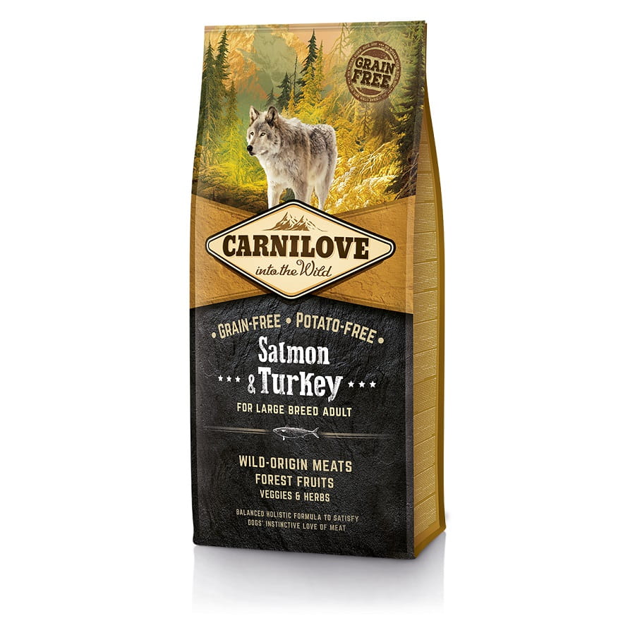 Carnilove indyk, łosoś adult duże rasy 12 kg