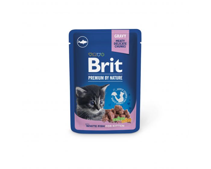 Brit Premium by Nature ryba w sosie kitten 100 g